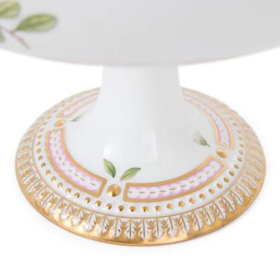  Royal Copenhagen Two Danish porcelain Flora Danica compotes by Royal Copenhagen