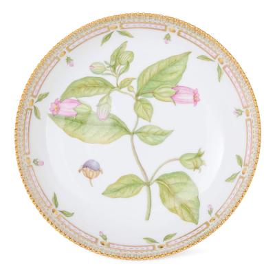  Royal Copenhagen Two Danish porcelain Flora Danica compotes by Royal Copenhagen