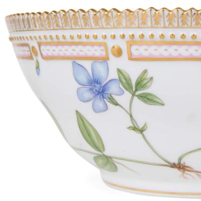  Royal Copenhagen Two Danish porcelain Flora Danica serving bowls by Royal Copenhagen