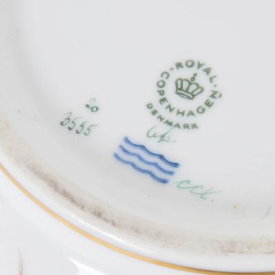  Royal Copenhagen Two Danish porcelain Flora Danica serving bowls by Royal Copenhagen