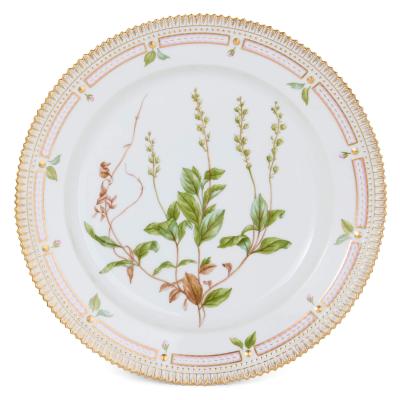  Royal Copenhagen Two Danish porcelain Royal Copenhagen Flora Danica serving plates