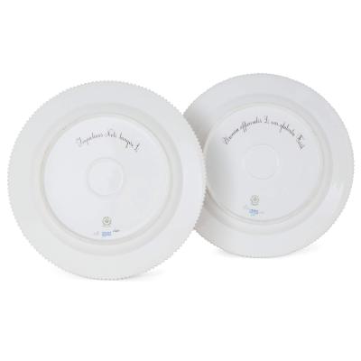  Royal Copenhagen Two Danish porcelain Royal Copenhagen Flora Danica serving plates