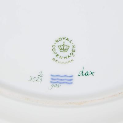  Royal Copenhagen Two Danish porcelain Royal Copenhagen Flora Danica serving plates