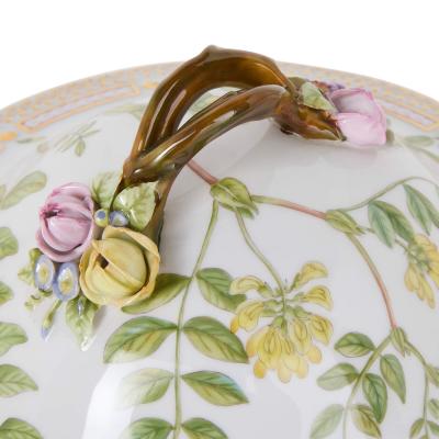  Royal Copenhagen Two Flora Danica Danish porcelain tureens with stands by Royal Copenhagen