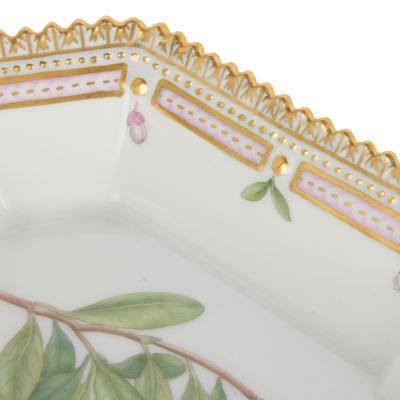  Royal Copenhagen Two Pickle Dishes Royal Copenhagen Flora Danica Porcelain