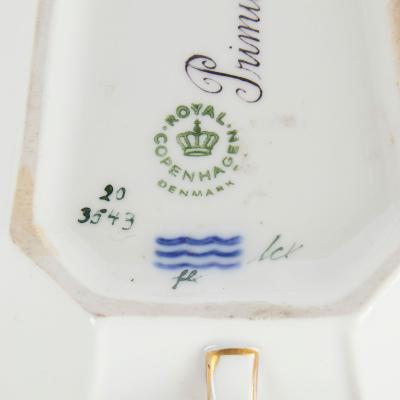  Royal Copenhagen Two Pickle Dishes Royal Copenhagen Flora Danica Porcelain