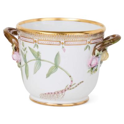  Royal Copenhagen Two Royal Copenhagen porcelain Flora Danica wine coolers