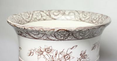  Royal Doulton Royal Doulton Burslem Japonisme Style Ceramic Umbrella Stand 1890 England