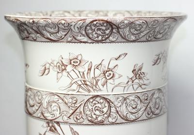  Royal Doulton Royal Doulton Burslem Japonisme Style Ceramic Umbrella Stand 1890 England