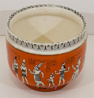  Royal Doulton Royal Doulton Egyptian Revival Porcelain Jardini re