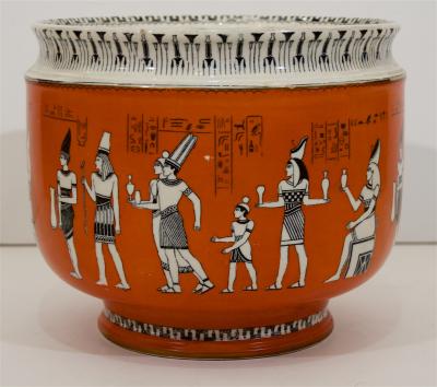  Royal Doulton Royal Doulton Egyptian Revival Porcelain Jardini re