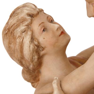  Royal Dux Antique Bohemian porcelain group by Royal Dux