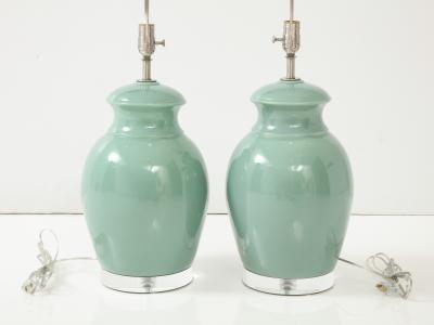  Royal Haeger Royal Haeger Turquoise Ceramic Lamps
