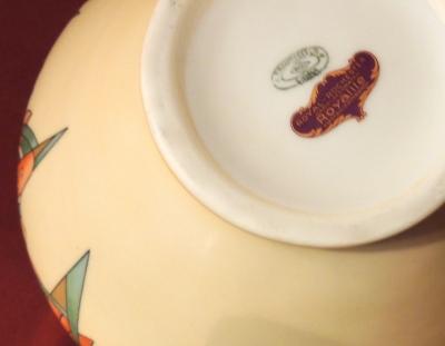  Royal Rochester Modernistic Art Deco Royal Rochester Batter Bowl