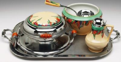  Royal Rochester Modernistic Art Deco Royal Rochester Batter Bowl