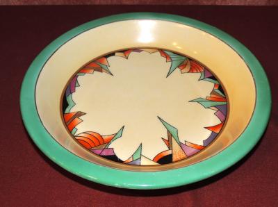  Royal Rochester Royal Rochester Modernistic Art Deco Pie Plate
