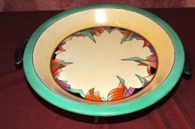  Royal Rochester Royal Rochester Modernistic Art Deco Pie Plate