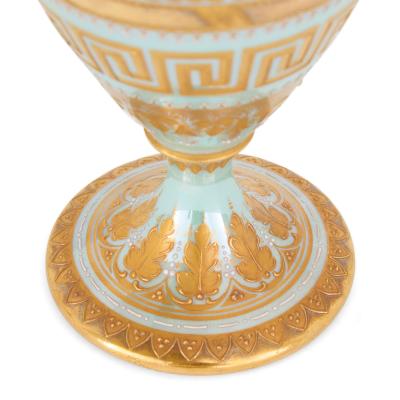  Royal Vienna Porcelain Manufactory 19th Century Royal Vienna Porcelain Cabinet Vase Depicting Ruth By Royal Vienna