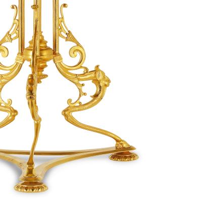  Royal Vienna Porcelain Royal Vienna porcelain and gilt bronze circular side table
