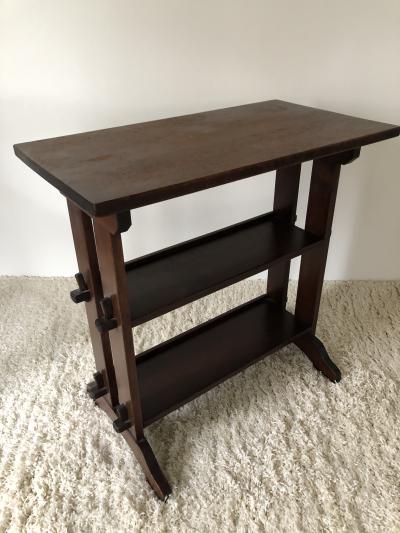  Roycroft Roycroft little journey end table Book shelf Arts and crafts oak