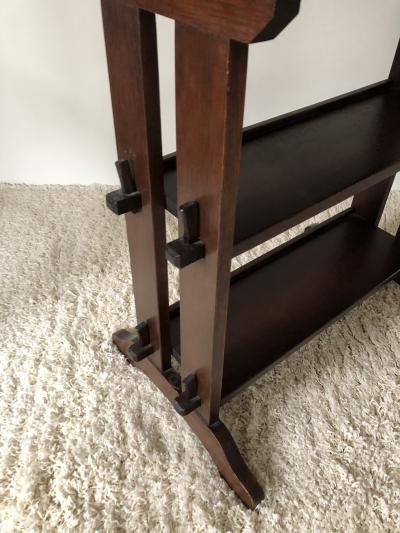  Roycroft Roycroft little journey end table Book shelf Arts and crafts oak