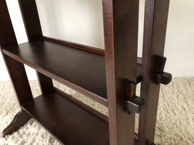  Roycroft Roycroft little journey end table Book shelf Arts and crafts oak