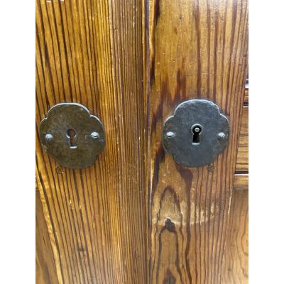  Rud Rasmussen Snedkerier 1900 1909 Solid Pine Tall Cabinet by Martin Nyrop