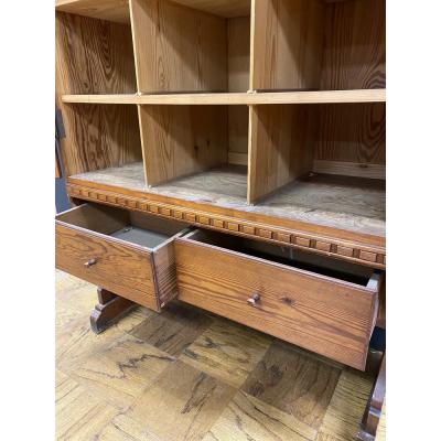  Rud Rasmussen Snedkerier 1900 1909 Solid Pine Tall Cabinet by Martin Nyrop