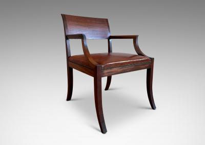  Rud Rasmussen Snedkerier Armchair in Mahogany by Rud Rasmussen