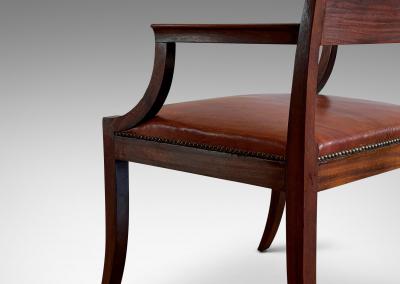  Rud Rasmussen Snedkerier Armchair in Mahogany by Rud Rasmussen