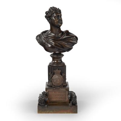  Rundell Bridge Rundell A Rare Bronze Bust of King George IV Retailed by Rundell Bridge and Rundell