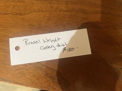  Russell Wright Russel Wright Celery Dish