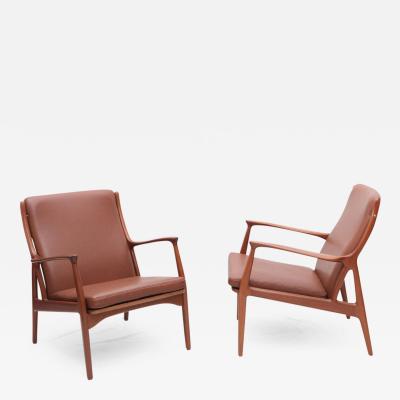  S A Andersen Erik Andersen and Palle Pedersen Pair of S A Andersen Lounge Chairs