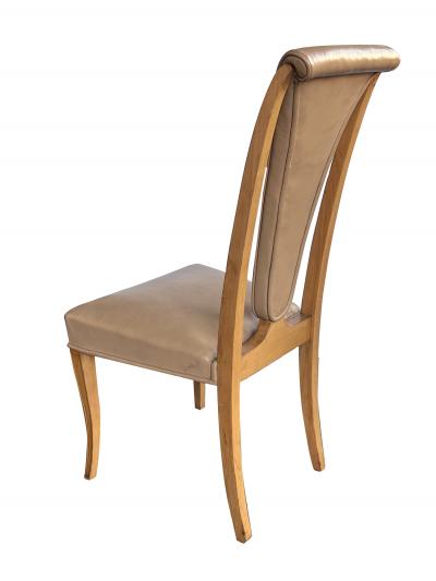  S Hille Co S Hille Company London Eight English Art Deco Birdseye Maple Dining Chairs