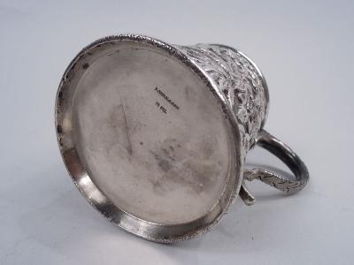  S Kirk Son Inc Antique Kirk Baltimore Repousse Silver Baby Cup
