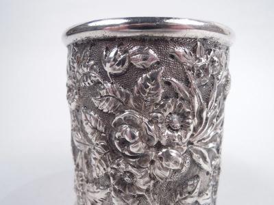  S Kirk Son Inc Antique Kirk Baltimore Repousse Silver Baby Cup