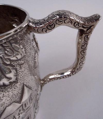 S Kirk Son Inc Antique Kirk Baltimore Silver Flower Tower Baby Cup
