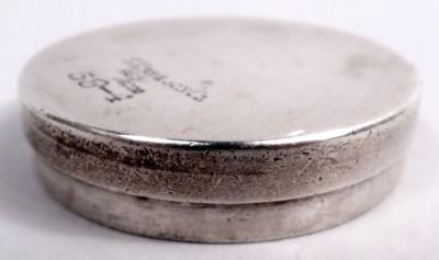  S Kirk Son Inc Antique Kirk Baltimore Sterling Silver Pillbox with Pastoral Scene