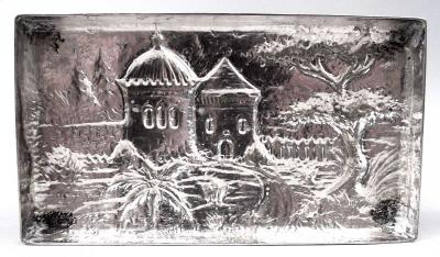  S Kirk Son Inc Kirk Baltimore Sterling Silver Box with Picturesque Architecture