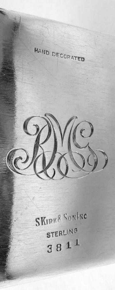  S Kirk Son Inc Kirk Baltimore Sterling Silver Box with Picturesque Architecture