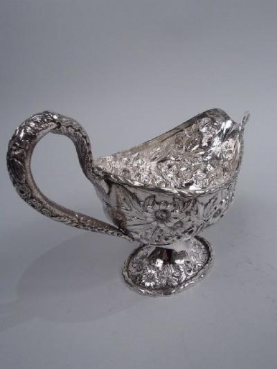  S Kirk Son Inc Kirk Edwardian Baltimore Repousse Sterling Silver Gravy Boat
