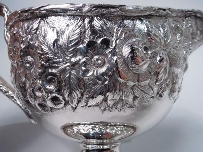  S Kirk Son Inc Kirk Edwardian Baltimore Repousse Sterling Silver Gravy Boat