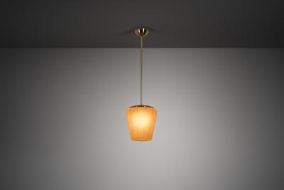 S hk liikkeiden Oy Brass Pendant Light for PSO Pohjoismainen S hk Oy Finland Mid 20th Century