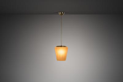  S hk liikkeiden Oy Brass Pendant Light for PSO Pohjoismainen S hk Oy Finland Mid 20th Century