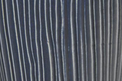 S holm Stent j Soholm ceramics 3007 S Stoneware Table Lamp with Dark Blue Glaze by S holm Denmark 1950s