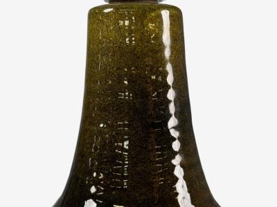  S holm Stent j Soholm ceramics Arne Finne Nielsen Olive Green Stoneware Table Lamp Denmark 1960s