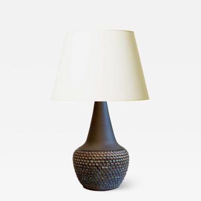  S holm Stent j Soholm ceramics Dazzling Mod Table Lamp by Einar Johansen for Soholm