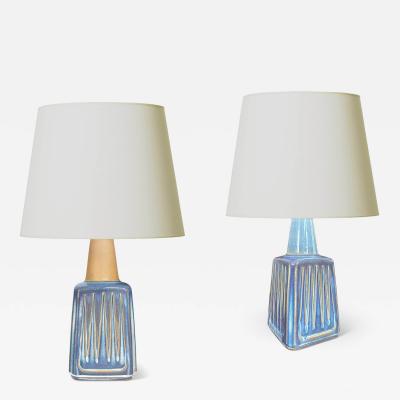  S holm Stent j Soholm ceramics Duo of Table Lamps by S holm Stent j