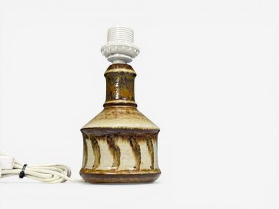  S holm Stent j Soholm ceramics Joseph Simon Danish Modern Table Lamp Beige Stoneware Denmark 1960s