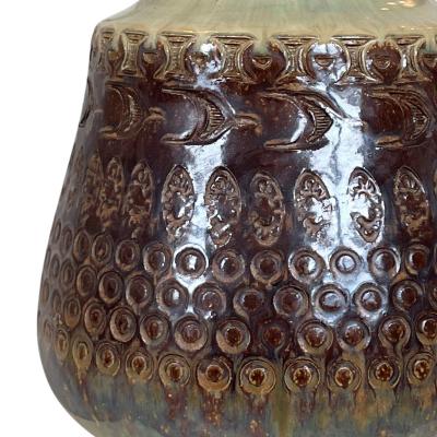  S holm Stent j Soholm ceramics Large Organically Modeled Table Lamp by Soholm Stentoj